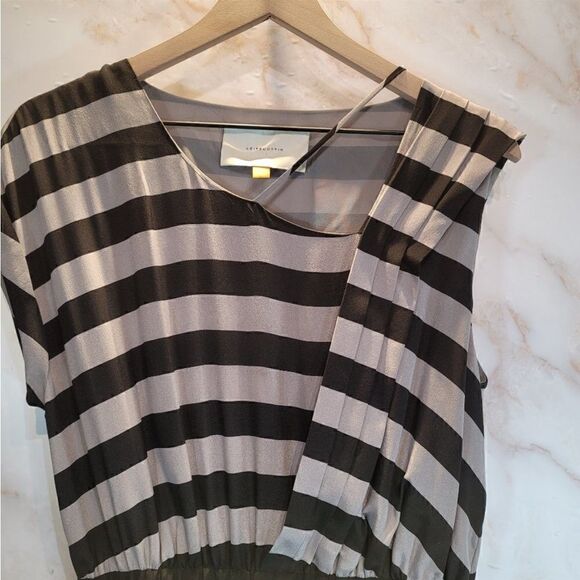 Anthropologie Dresses Leifsdottir Asymmetric Silk Dress - Picture 4 of 6